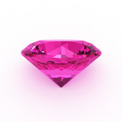 Round Pink Sapphire