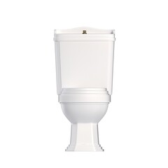 lavatory pan isolated on white background, bidet, 3D illustration, cg render