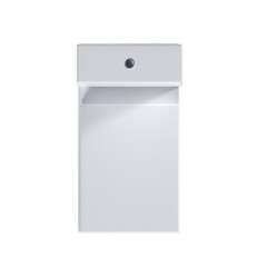 lavatory pan isolated on white background, bidet, 3D illustration, cg render