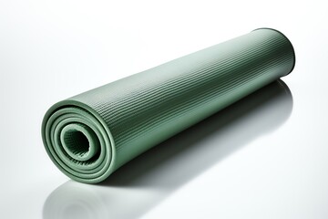 Comfortable high-quality yoga mat isolated background