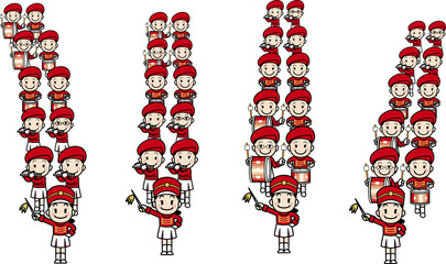 Drum and fife corps _ formation