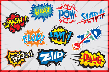Comic Book Words and Sound Effects