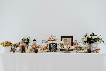 wedding food and decoration