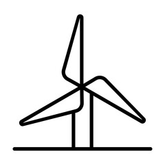 Wind turbine icon