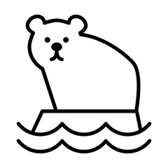 Polar bear icon