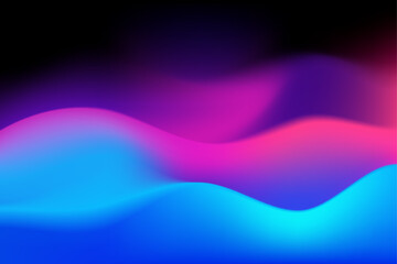 01 Gradient color Flow curve Background Blue Violet color