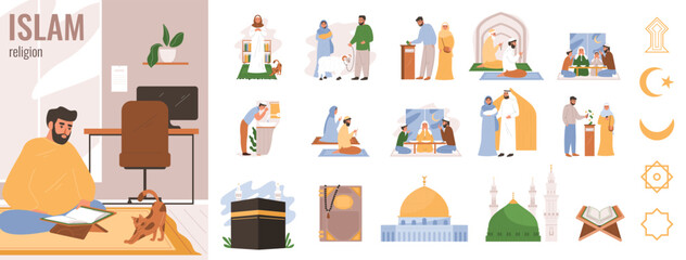 Islam Religion Set