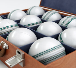 Cricket Balls In Display Box