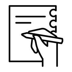 Writing icon