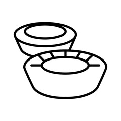 Egg tart icon