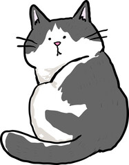 Cute Cartoon Cat Character