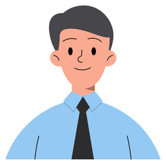 Businessman Avatar Illustration