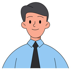 Businessman Avatar Illustration