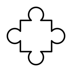 Obraz premium Puzzle icon