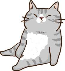 Cute Cartoon Cat Character