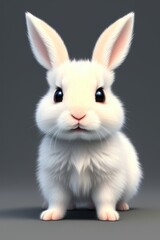 Obraz na płótnie Canvas Cute adorable little rabbit cub, Generative AI