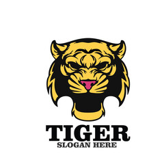 Design logo icon mascot character tiger