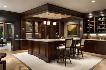 Sophisticated Home Bar