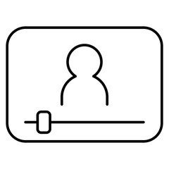 Video conference icon