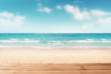 Obraz premium Beach landscape. Generate Ai