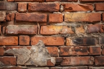 Old brick wall. Generate Ai