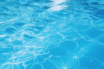 Fototapeta na wymiar Pool water background (Generative AI)