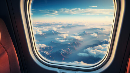 window view of an airplane
