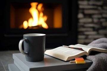 Fototapeta premium Cup hot drink food. Generate Ai