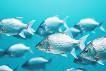 Fish mockup background. Generate Ai