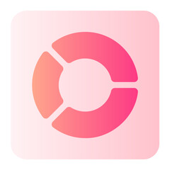 doughnut gradient icon