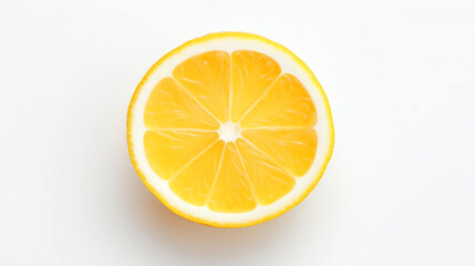 Lemons on a white background

