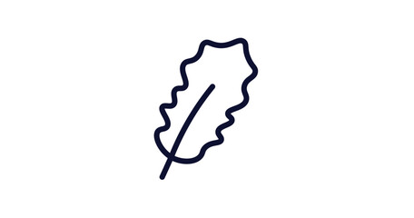 pedunculate icon. Thin line pedunculate icon from nature collection. Outline vector isolated on white background. Editable pedunculate symbol can be used web and mobile