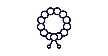 bracelet icon. Thin line bracelet icon from history collection. Outline vector isolated on white background. Editable bracelet symbol can be used web and mobile