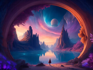 Into the fantasy world