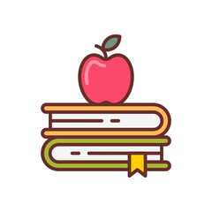 Knowledge icon in vector. Illustration