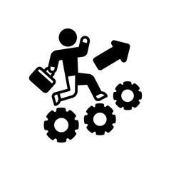 Career Advancement icon in vector. Illustration