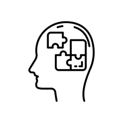 Conscious Mind icon in vector. Illustration