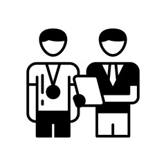  Mentorship icon in vector. Illustration