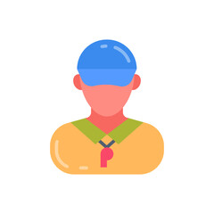 Trainer icon in vector. Illustration