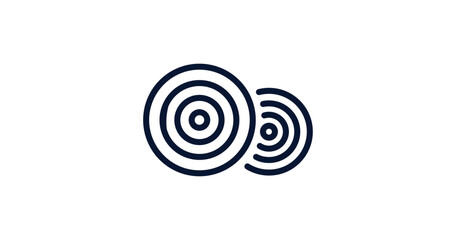 hay bale icon. Thin line hay bale icon from agriculture and farm collection. Outline vector isolated on white background. Editable hay bale symbol can be used web and mobile © Abstract