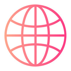 globe gradient icon