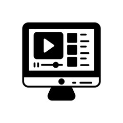 Video Lessons icon in vector. Illustration