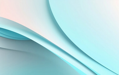 Abstract blue and pink wavy background with copy space. Generative AI