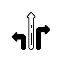 Directions icon in vector. Illustration