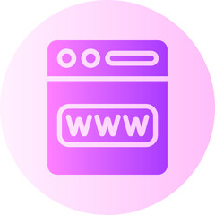 website gradient icon