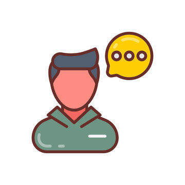 Mentee icon in vector. Illustration