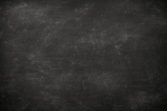 Abstract Black chalkboard empty copy space background.