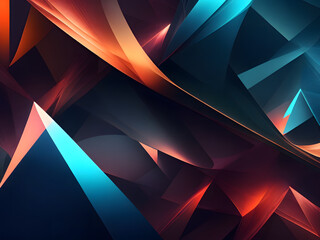 abstract background with triangles