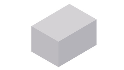 3d cube isolated on white