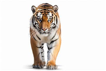 Obraz premium tiger on white background